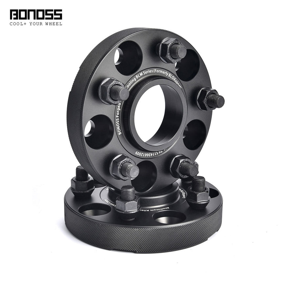2 Pcs BONOSS Forged Active Cooling 2020-2025 Tesla Model Y Wheel Spacers for Performance